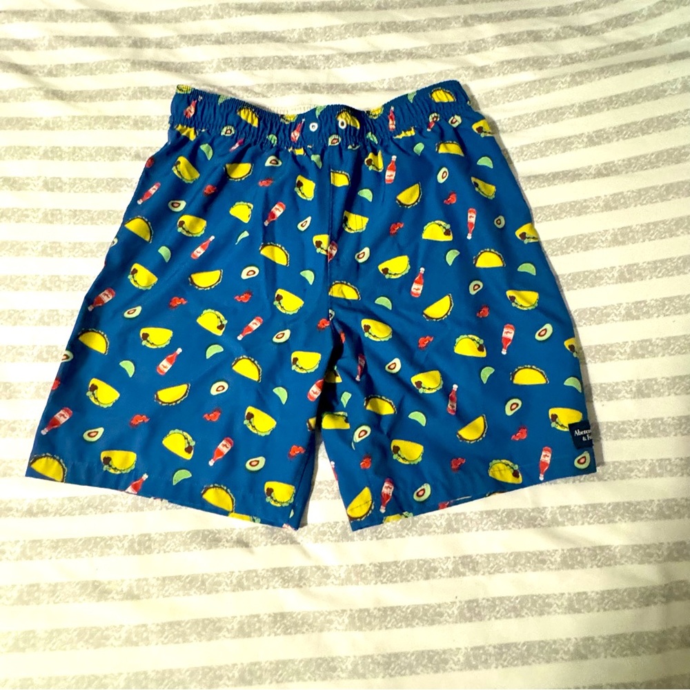Boys Abercrombie kids swim trunks. Size 15/16